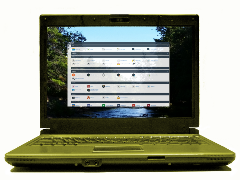 Green hosting laptop